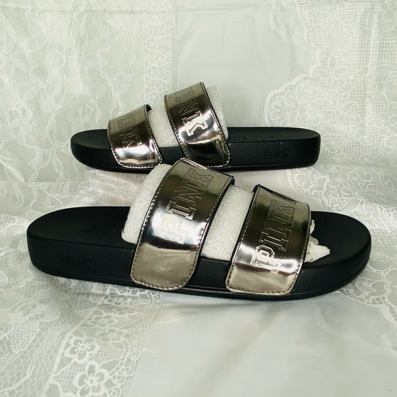 VICTORIAS SECRET PINK SLIDES - Picture 6 of 6